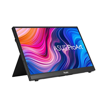 ASUS ProArt Display 14” 1080P Portable Touchscreen Monitor (PA148CTV) - Full HD, IPS, 100% sRGB/Rec.709, Color Accuracy ΔE < 2, Calman Verified, USB-C Power Delivery, Micro HDMI, Tripod Socket - style: 14" Touch USB-C
