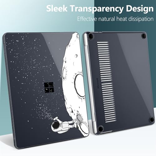 Batianda Case for Microsoft Surface Laptop 13 inch 2025 2026, Astronaut | Fits Model 2095, Artistic Patterns Ultra-Slim Lightweight Scratch-Resistant Hard Shell with Professional Protection - color: Astronaut