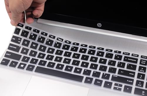 Keyboard Skin Compatible for 17.3" HP Envy 17M 17M-AE011DX 17M-AE111DX 17M-BW0013DX,HP Pavilion x360 15-BR075NR,HP Pavilion 15-BS 15-BW 15-CC 15-CB 15-CD,HP Envy x360 15M-BP 15M-BQ Series - Black - color: Black
