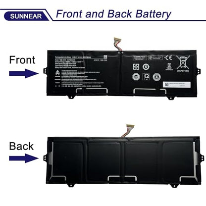 AA-PBMN4VN Laptop Battery Compatible with Samsung Galaxy Book Pro 360 15 15.6” NP950XDB NP950XDB-KA1US NP950XDB-KB1US NP950QDB Series BA43-00398 BA4300398 BA43-00398A 15.44V 68Wh 4405mAh