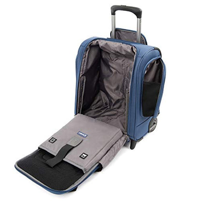 Travelpro Tourlite Softside 15-Inch Compact Carry-On, Upright 2 Wheel Bag, Lightweight Rolling Underseat, Blue - color: Blue