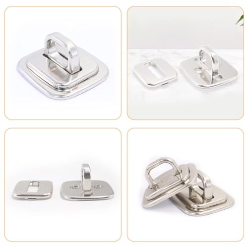 4pcs Zinc Alloy Laptop Security Anchor Base Plate for Keyed Cable Locks, Universal Compatibility with External Security Lock, for Study and Travel