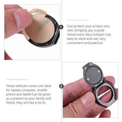 5pcs Webcam Privacy Cover Laptop Camera Protective Cap Universal Phone Accessory Lens Shutter for Video Calls and Online Security
