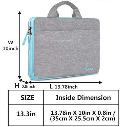 Hseok Laptop Sleeve 13-14 Inch Case Briefcase Compatible with MacBook Neo Pro 14 M5/M4/M3/M2/M1, All Models 13.3 Mac Air/Pro, XPS 13 14, Most Popular 13"-14" Notebooks,L01G02 - color: L01G02, size: 13"-14"