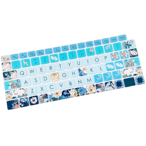 Silicone Keyboard Cover Skin for Dell Latitude 3000 3340 13.3"(2023)/ 5320 5330 5340 5350 13.3"/ 7320 7330 7340 7350,Peony - color: Peony