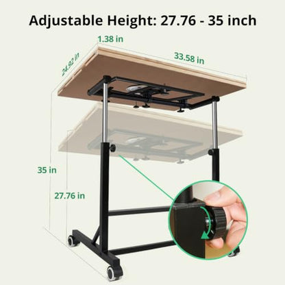 ALL4JIG 1500 Pieces Puzzle Table with Legs and Wheels,24.92"×33.58" Wooden Jigsaw Puzzle Table with 4 Drawers&Cover,Vertical Option,Laptop&Drafting Table for Couch,for Lego Building - size: Medium-1500pcs