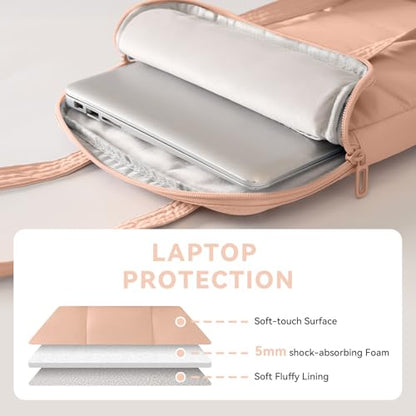 Puffy Laptop Sleeve for MacBook Pro/Air M4/M3/M2/M1 (2024-2019), iPad Pro/Air/Mini - color: Pink