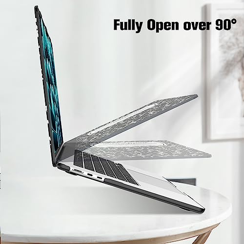 Fintie Case for MacBook Air 15.3 A3448/A3241/A3114/A2941, Composition Book | 2023-2026, M2/M3/M4/M5, Snap-On Shell Cover, Full Port Access, Easy On/Off, Lightweight - color: Composition Book