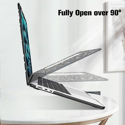 Fintie Case for MacBook Air 15.3 A3448/A3241/A3114/A2941, Composition Book | 2023-2026, M2/M3/M4/M5, Snap-On Shell Cover, Full Port Access, Easy On/Off, Lightweight - color: Composition Book