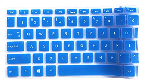 Ultra Thin Silicone Keyboard Cover Compatible with 15.6" HP Pavilion X360 15-BR, Pavilion 15-CC 15-CD 15-CB 15-BS 15-BW 15m-bp 17-BS 17M-AE 17-BS 17-BW Series Laptop (Blue) - color: Blue