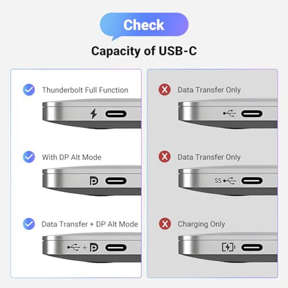 UGREEN Unidirectional USB C to HDMI Adapter Cable 4K@60Hz Aluminum Design | USB 3.1 to HDMI 2.0, Compatible with iPhone 17/16 Pro Max, iPad Mini Air, MacBook Pro, Galaxy S26 Ultra, iMac XPS 17