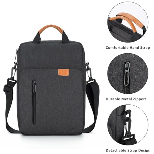 Laptop Sleeve Bag for 13-13.3 Inch MacBook Air/Pro 13 Inch iPad Pro/Air 12.9 Inch iPad Pro MacBook Neo A18, Waterproof Protective Lightweight Laptop Computer Tablet Cover Bag, Deep Gray - color: Deep Gray, size: 13 Inch