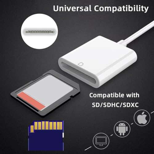 chenyang USB C to SD SDXC SDHC Card Reader Adapter 480Mbps Compatible with Laptop Tablet Phone - style: SD Card 1 IN 1