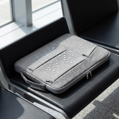 Laptop Office Bag Polyester Case Sleeve for Mate Book Think pad Office Bag-Gray - color: Gray