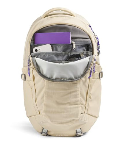 The North Face Women's Recon Everyday Laptop Backpack, Gravel/Optic Violet, One Size - color: Gravel/Optic Violet, size: 30 Liters