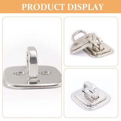 SUPVOX 2pcs Laptop Lock Anchor Fixed Base Security Plate Zinc Alloy Anti-Theft Solution Compatible with Notebook for Office and School Use