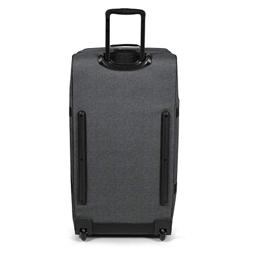 Eastpak Tranverz L – 121L Large Wheeled Luggage with Dual Compartments, TSA Lock, Compression Straps & Smooth-Wheeling System, Black Denim - color: Black Denim, size: 121 Liter Checked Bag