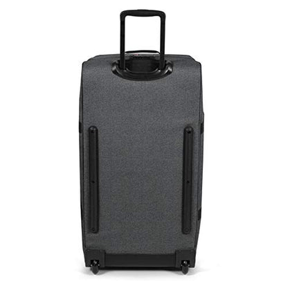 Eastpak Tranverz L – 121L Large Wheeled Luggage with Dual Compartments, TSA Lock, Compression Straps & Smooth-Wheeling System, Black Denim - color: Black Denim, size: 121 Liter Checked Bag