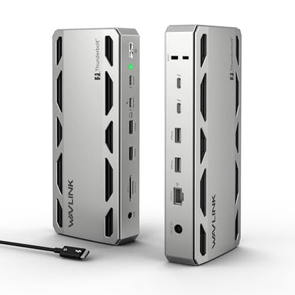 WAVLINK Thunderbolt 5 Dock, Intel Certified TB5 Docking Station, 120Gbps | Single 8K@144Hz, 140W PD, 2.5G Ethernet, 4×USB-A 10Gb, SD 4.0, for Windows 11/Mac OS 14.6 or Later TB5/4 Laptops