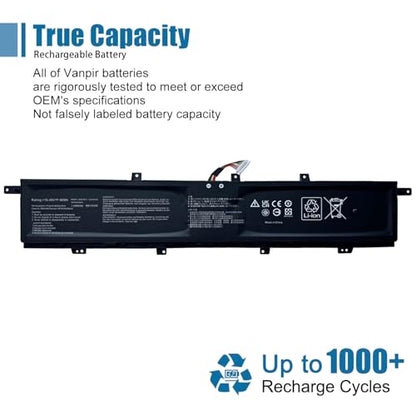 C42N2008 Laptop Battery Replacement for ASUS ZenBook Pro Duo 15 OLED UX582 UX582L UX582LR XS74T UX582LR-H2002R UX582LR-BP1979R Series 0B200-03840000 15.48V 92Wh 5984mAh - size: 7.80*2.56*0.47 inch C42N2008