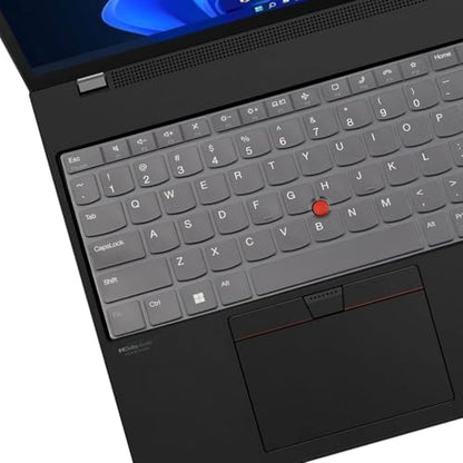 Keyboard Cover for 2026-2023 Lenovo ThinkPad E16 L16 T16 T16g P16 P16v P16s 16", ThinkPad E16 L16 T16 T16g P16 P16v P16s Gen 5/4/3/2/1, Thinkpad L15 Gen 4/3 15.6" (Not Fit Thinkpad Z16, L15 Gen 2/1) - color: TPU