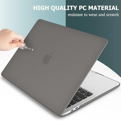 May Chen for MacBook Pro 16 Inch 2019 Release Model: A2141,Hard Shell Case Cover Screen Protector & Keyboard Cover for MacBook Pro 16 Retina with Touch ID & Touch Bar - Gray - color: Gray