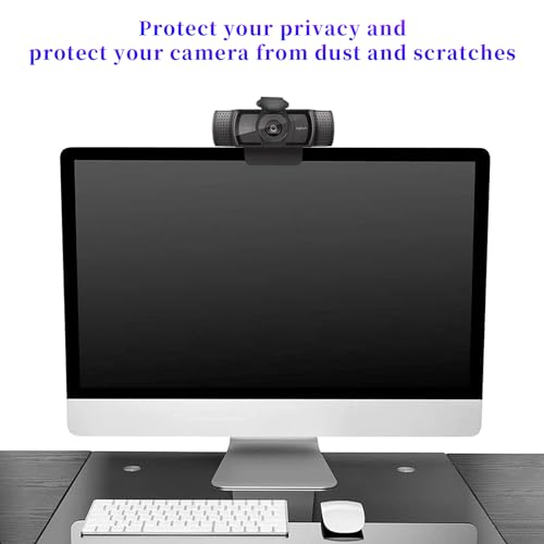 3 Pack Knomix Universal Webcam Cover Desktop Computer External Webcam Lens Cover Shutter Cap Hood, Streaming Web Camera Privacy Cover Clip for Logitech HD Pro Webcam C270/C615/C920/C930e/C922X etc.