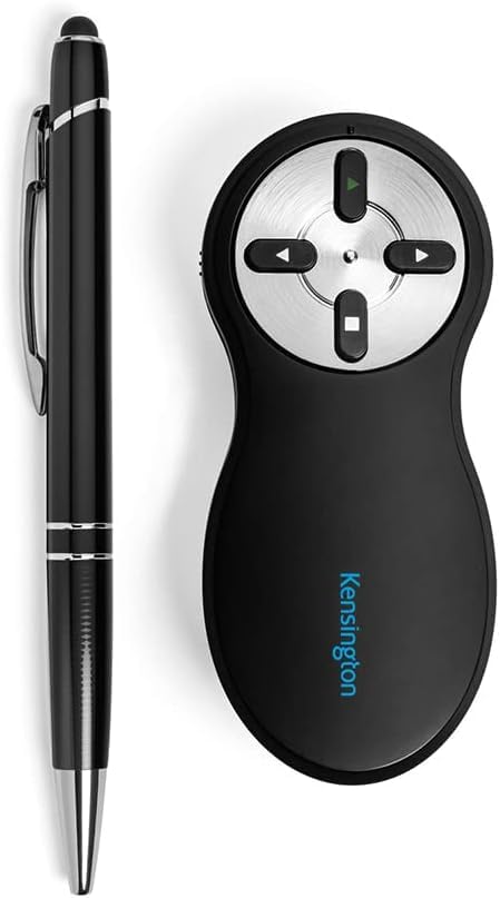 Kensington Wireless Presenter - Presentation Remote (K33271WW), Black (Pack of 5)