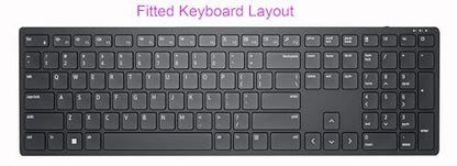 Silicone Keyboard Cover Skin Compatible for Dell Pro KM5221W KB500 KB700 Keyboards & Dell Wireless Bluetooth Keyboard KM7321W (Pink) - color: Pink