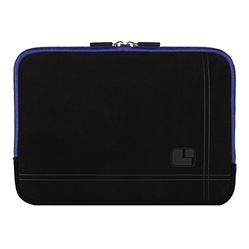 13 Inch Laptop Sleeve Neoprene Padded Case for Work and Commute - Blue - color: Blue