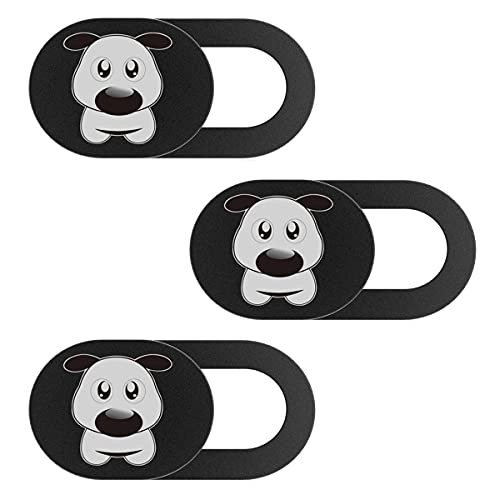 Cute Webcam Cover Slide Ultra Thin 0.027in Web Camera Lens Shutter for Laptop/iPhone/iPad/Smartphone- Protection Against Surveillance(3Pack)