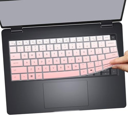 Keyboard Cover for 2026 2025 Dell Pro 14 PC14250/14255,Pro 14 Plus PB14250/14255,Pro 14 Max MC14250/14255 14'' (NOT FIT Dell Pro Max 14 Premium & Education/Rugged/Essential 14)-OmbrePink - color: OPink