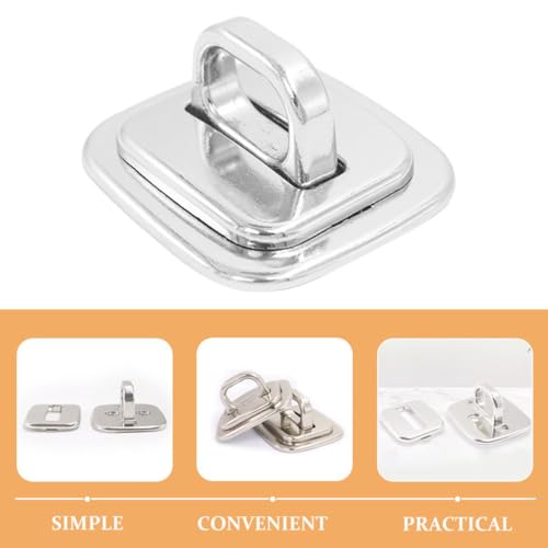 Mikikit Laptop Cable Lock Anchor Security Base Plate Anti-Theft Lock for Laptops Monitors and Electronics 4PCS Desk Mount