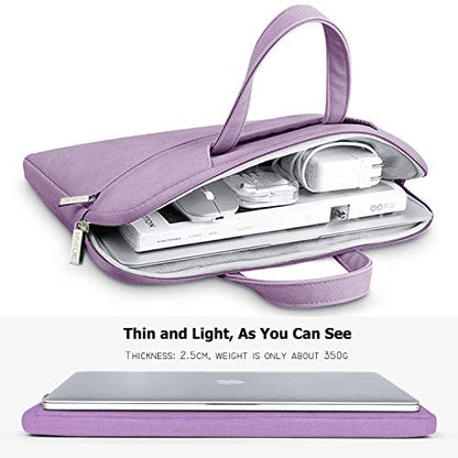 Hseok Laptop Shoulder Bag 15 15.6 16 Inch Briefcase,Compatible MacBook Pro/Neo 16",MacBook Air/Pro 15,XPS 15/16 and most 15.6-16 and Most 15-16 Notebooks,Spill-Resistant Handbag,Purple - color: Purple, size: 15-16 inch