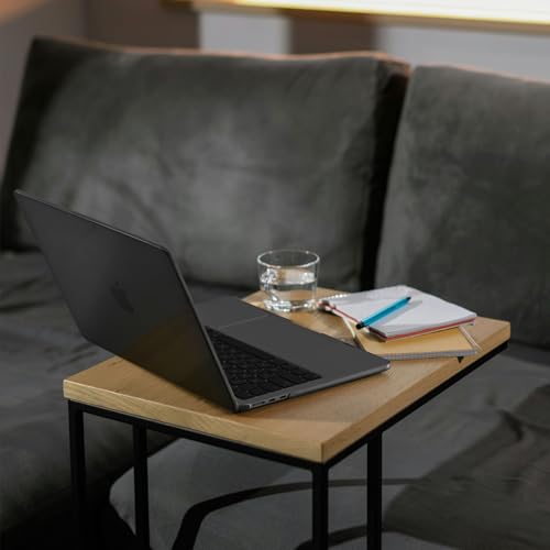 EooCoo Case for MacBook Air 15 inch M5 M4 M3 M2 2026-2023, Crystal Black | Easy to Install, Sturdy, Plastic Hard Shell Case & Keyboard Cover & Screen Protector, Model: A3448 A3241 A3114 A2941 - color: Crystal Black