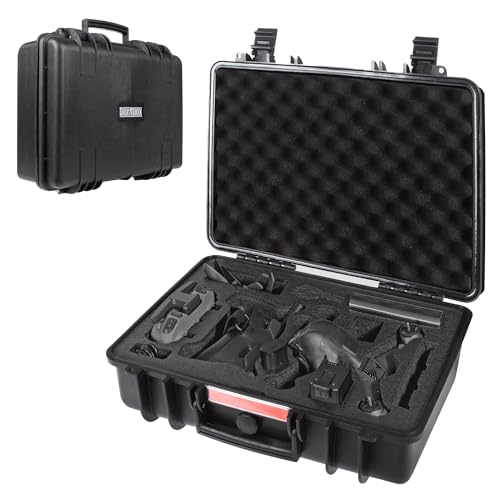 Durabox All Weather Hard Case 18 x 14 x 6” - TSA Approved Hard Shell Travel Case with Customizable Foam for Cameras, Lenses, Laptops, Electronics, Guns, Pistols and Other Gear - size: Medium 18 x 14 x 6"