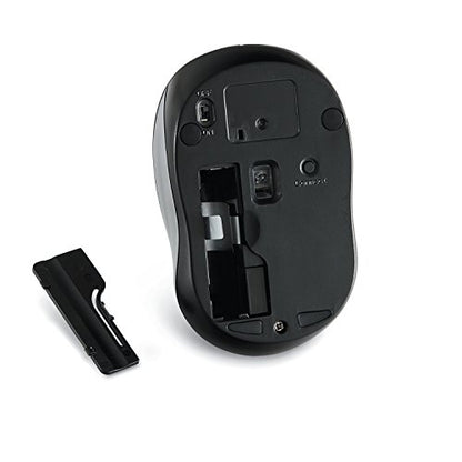 Verbatim 2.4G Wireless LED Silent Mouse - Noiseless and Silent Click Computer Mouse with Nano Receiver for Mac and PC - Graphite - style: Graphite Mouse