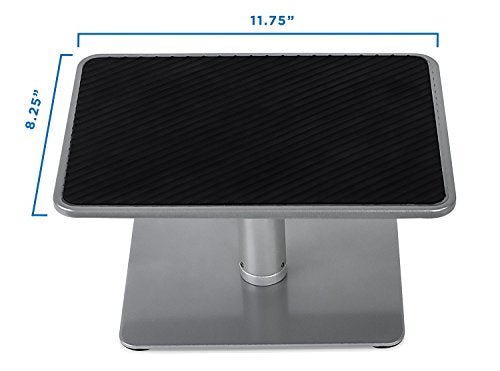 Mount-It! Adjustable Height Laptop Stand for MacBook Pro, Ergonomic Desk Riser for 11-15 Inch Laptops and 24-32 Inch Monitors