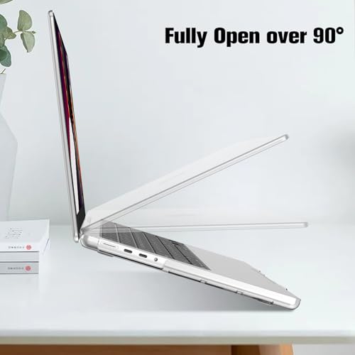 Fintie Hard Shell Case for MacBook Pro 16 Inch, Crystal Clear | A3428 A3429 A3403 A3186 A2991 A2780 A2485(2021-2026), M5/M4/M3/M2/M1 Chip - color: Crystal Clear, size: Pro 16 Inch