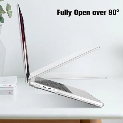 Fintie Hard Shell Case for MacBook Pro 16 Inch, Crystal Clear | A3428 A3429 A3403 A3186 A2991 A2780 A2485(2021-2026), M5/M4/M3/M2/M1 Chip - color: Crystal Clear, size: Pro 16 Inch