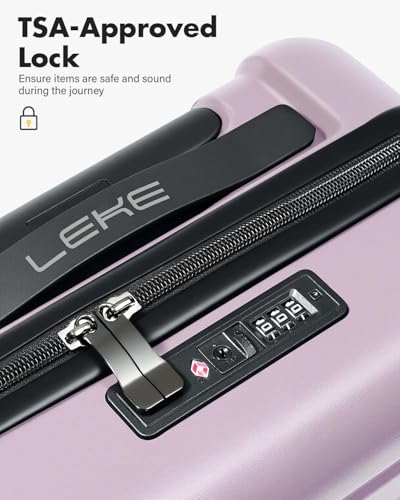 Lekesky 16 Inch Underseat Carry On Luggage Airline Approved, E-Purple | Durable ABS, Small Underseat Carry-on Luggage with TSA Lock Spinner Wheels, Personal Item Luggage Removable Wheels for Travel - color: E-Purple, size: 16 Inch
