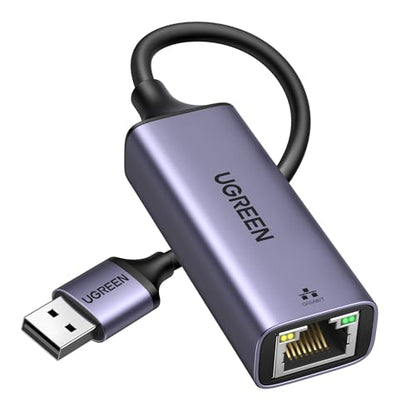 UGREEN USB to Ethernet Adapter, Plug and Play 1Gbps Aluminium Adapter | Gigabit RJ45 to USB 3.0 Network Dongle, Compatible with Nintendo Switch, Laptop, MacBook, Surface Pro, Windows