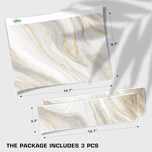 Laptop Skin Decal HP 14" - Marbling, Laptop Cover Sticker, No Cutting Required, No Bubble, Waterproof, Scratch Resistant - Including Wide Screen and Wrist Pad - size: 14 inch