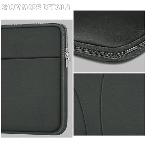 14 inch Laptop Case, Traveling Laptop Sleeve with Zippered Pocket, Shockproof Protective Carrying Briefcase Computer Bag for 14" MacBook Air/Pro, HP, Dell, Lenovo, Acer, Grey - color: Grey, size: 14 inch