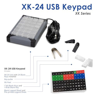 X-keys Programmable Keypads and Keyboards (24 Key, XK-24) - style: Classic