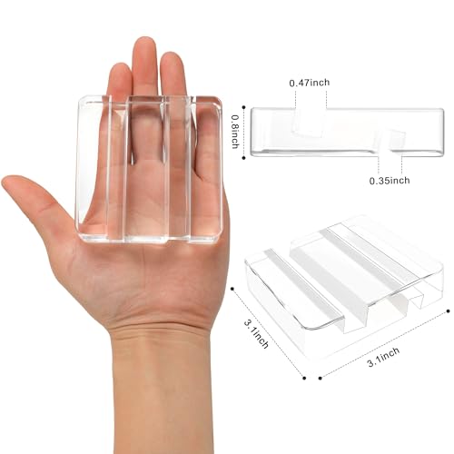 Square Portable Acrylic Cell Phone, CuteTransparent Desk Tablet Stand Universal Creative Travel-Friendly Accessory Compatible Smartphones and Mini Tablet - color: Transparent