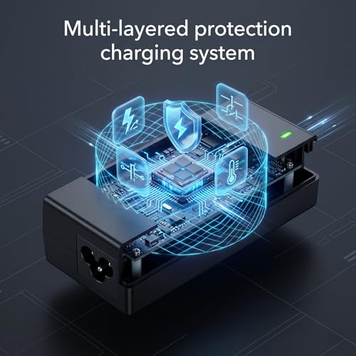 45W Laptop Charger Compatible with Lenovo IdeaPad 20V 2.25A Round Tip | Replacement for 100 110 310 320 330 Flex V110 V130 DC 4.0x1.7mm