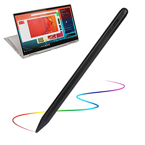Stylus Pens for Lenovo Yoga Tab Pencil, Active Stylus Pen for Touch Screen Tablet with 1.5mm High Sensitivity Tip Pencil for Lenovo Yoga Tab Pen,Dark Black (C-Black) - color: C-Black