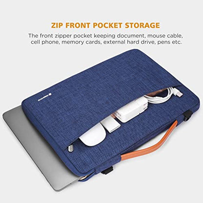 NIDOO Laptop Sleeve 15.6 inch Case Carrying Computer Bag Briefcase for 15.6" Lenovo Ideapad 330S / ThinkPad L590 E595 / 16" Legion 7 Gen 6 / Dell Inspiron 17 / HP Asus Samsung Acer Chromebook HP - color: Blue - Shoulder, size: 15.6 inch