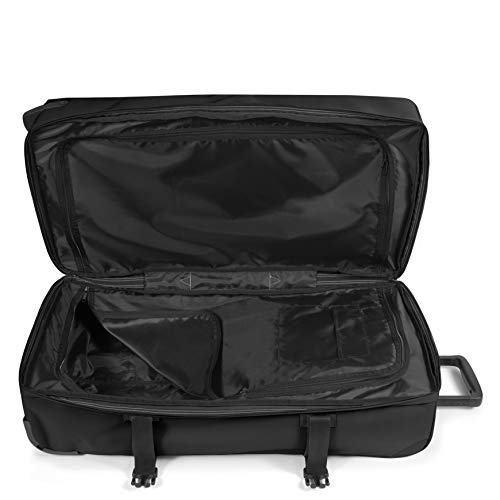 Eastpak Tranverz L – 121L Large Wheeled Luggage with Dual Compartments, TSA Lock, Compression Straps & Smooth-Wheeling System, Black - color: Black, size: 121 Liter Checked Bag